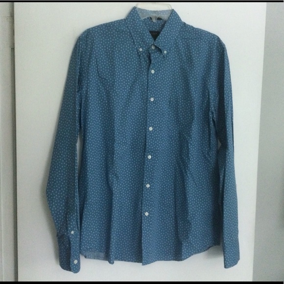 J Crew Mens Slim Button Down Size Medium - Picture 7 of 8